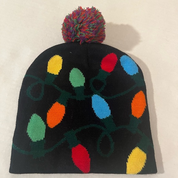 Holiday Beanie with lights. O/S - Picture 3 of 3